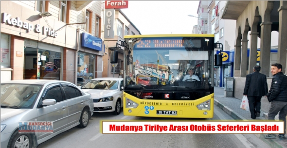 MUDANYA TRLYE ARASI OTOBS SEFERLER BALADI