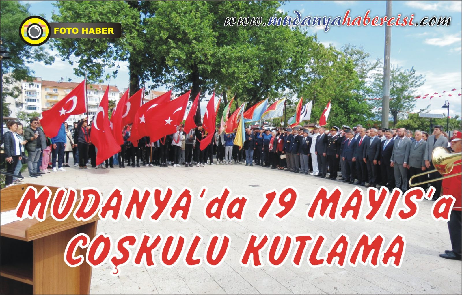 MUDANYADA 19 MAYIS'A COKULU KUTLAMA