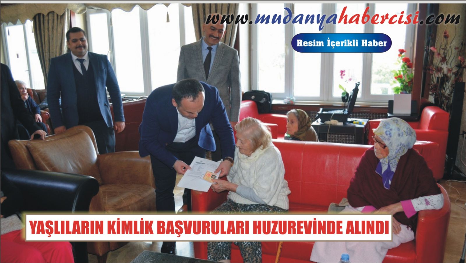 YALILARIN KMLK BAVURULARI HUZUREVNDE ALINDI