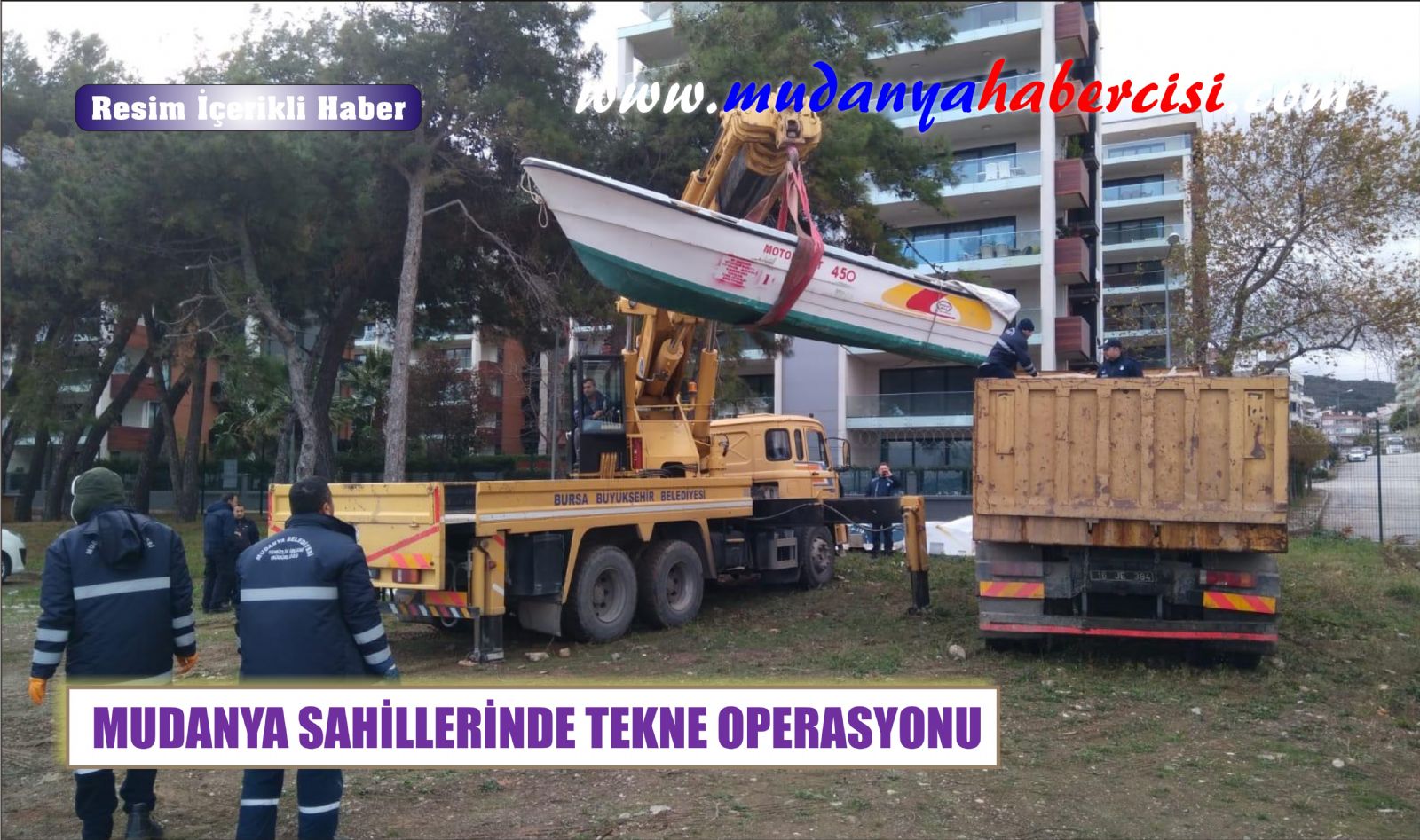 MUDANYA SAHLLERNDE TEKNE OPERASYONU