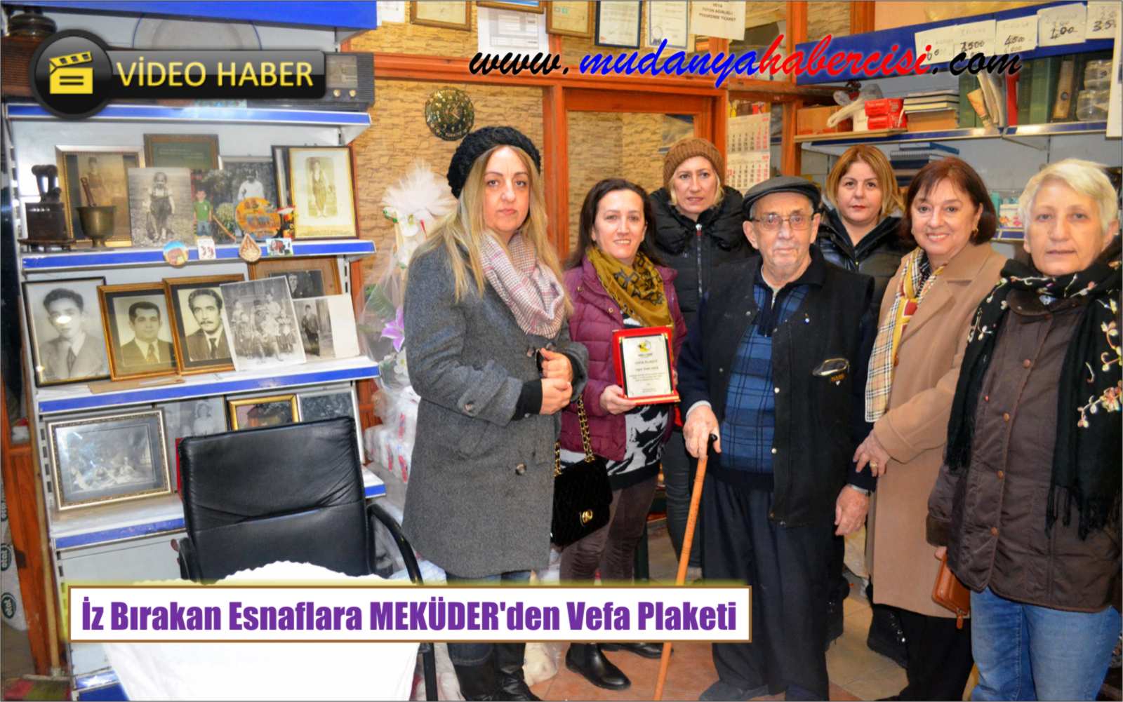 Z BIRAKAN ESNAFLARA MEKDERDEN VEFA PLAKET