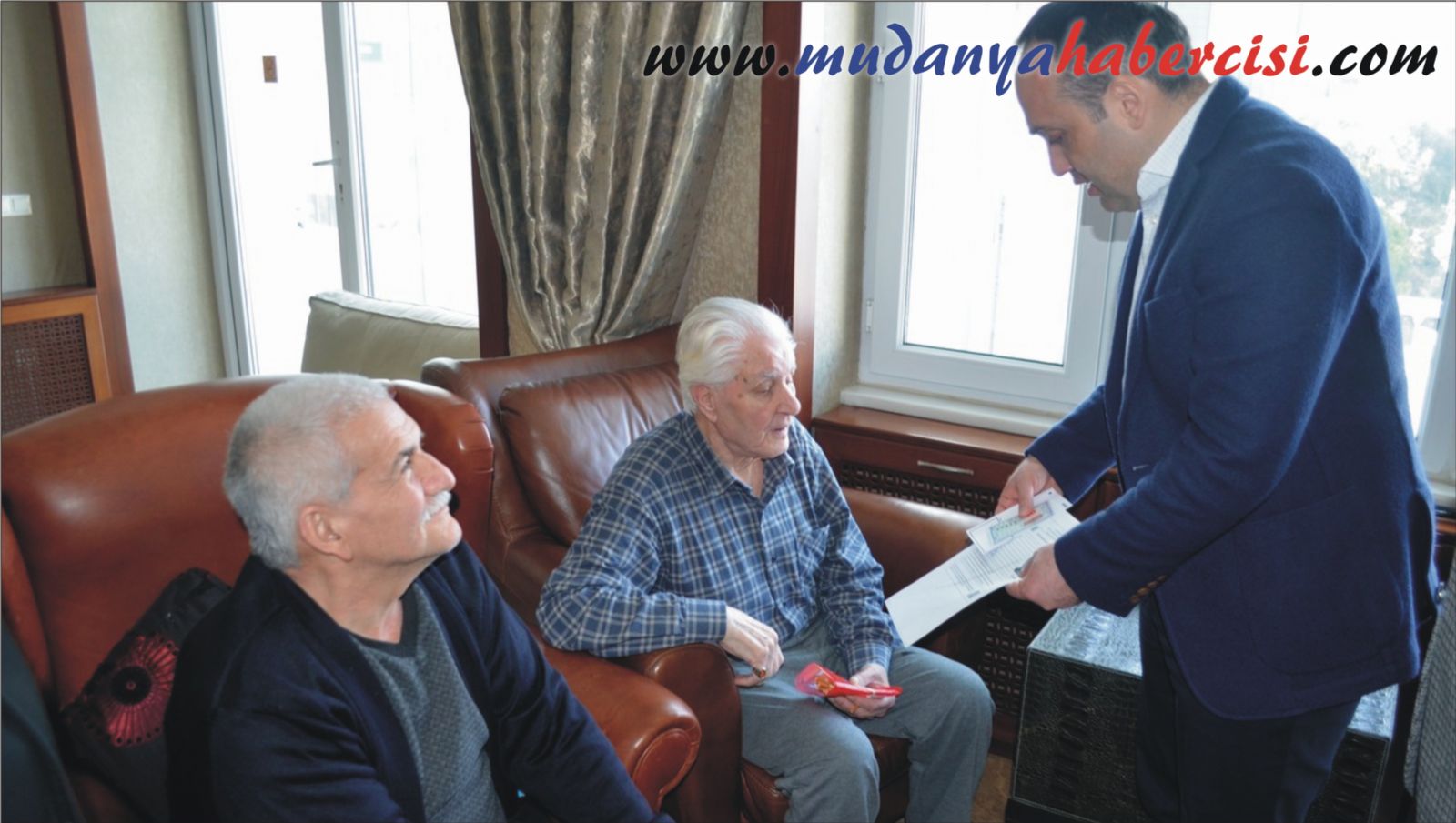 YALILARIN KMLK BAVURULARI HUZUREVNDE ALINDI
