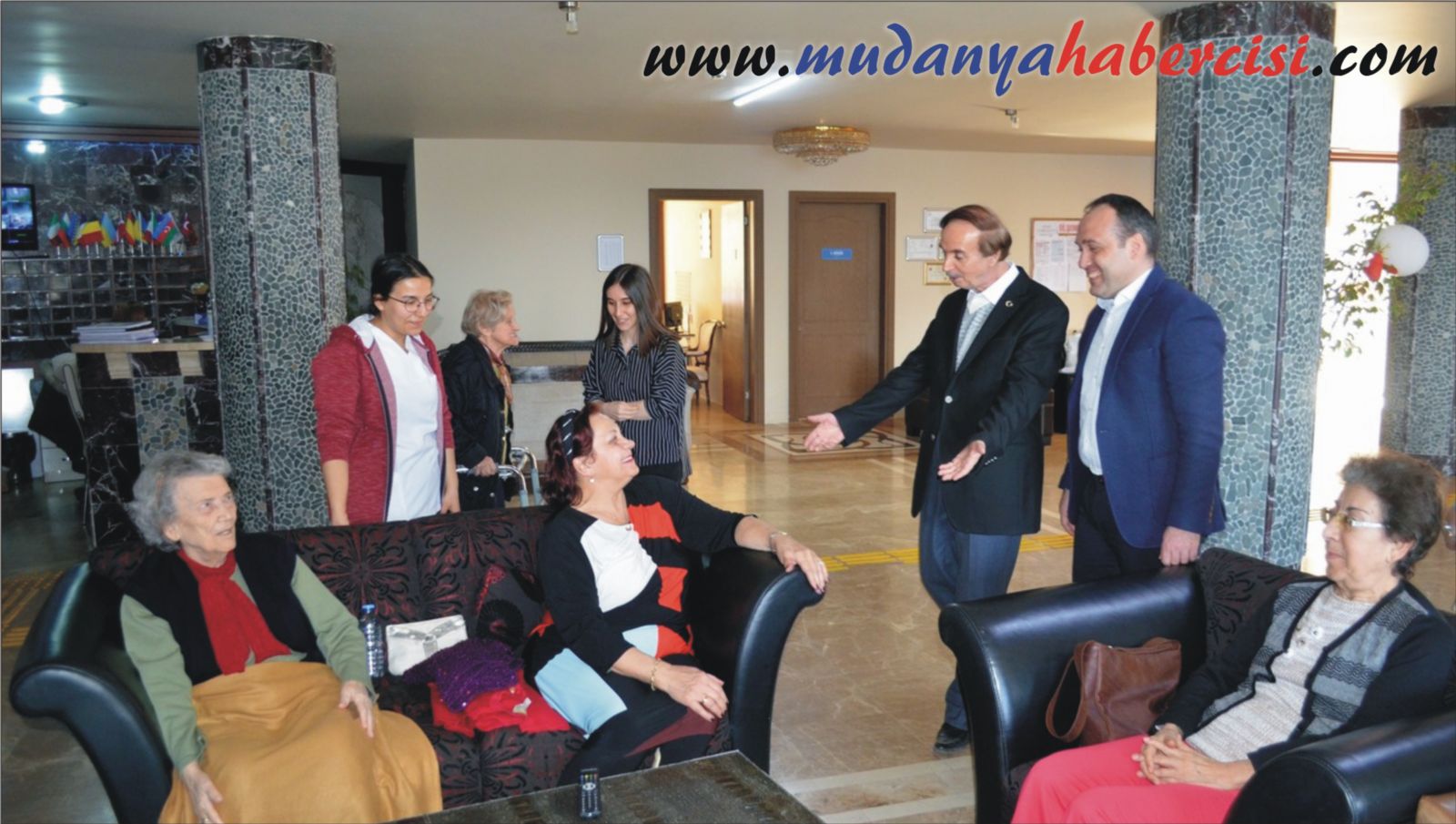 YALILARIN KMLK BAVURULARI HUZUREVNDE ALINDI