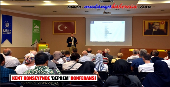KENT KONSEYݒNDE DEPREM KONFERANSI
